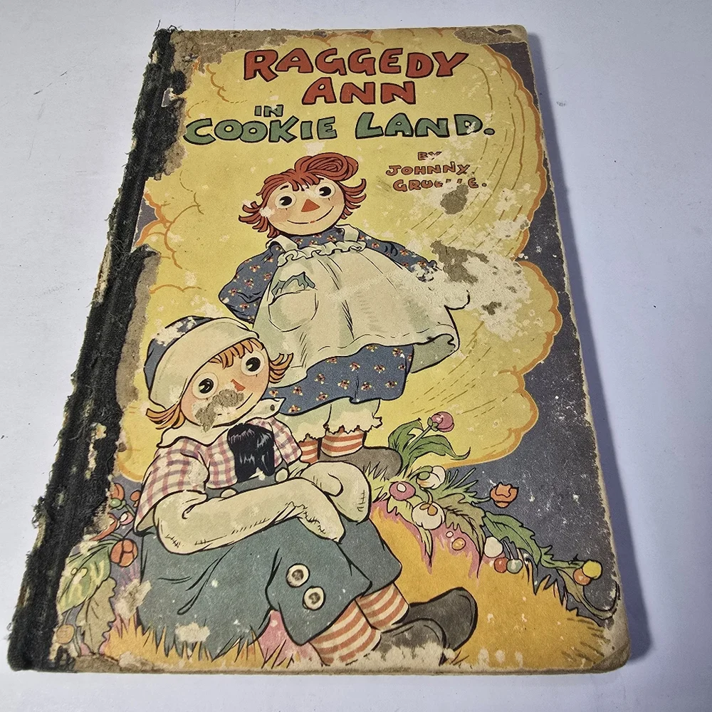 Vintage 1920s "Raggedy Ann & Andy" Hardcover Books Mix Set *4* by Johnny Gruelle - Picture 15 of 16